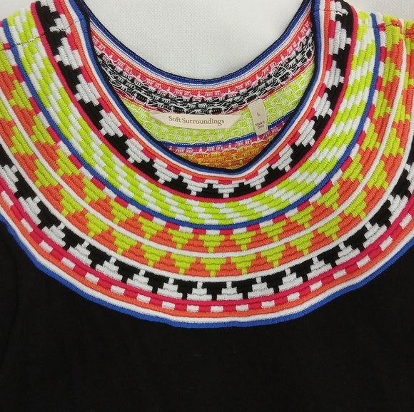 Soft Surroundings Carnival Top - Picture 4 of 6